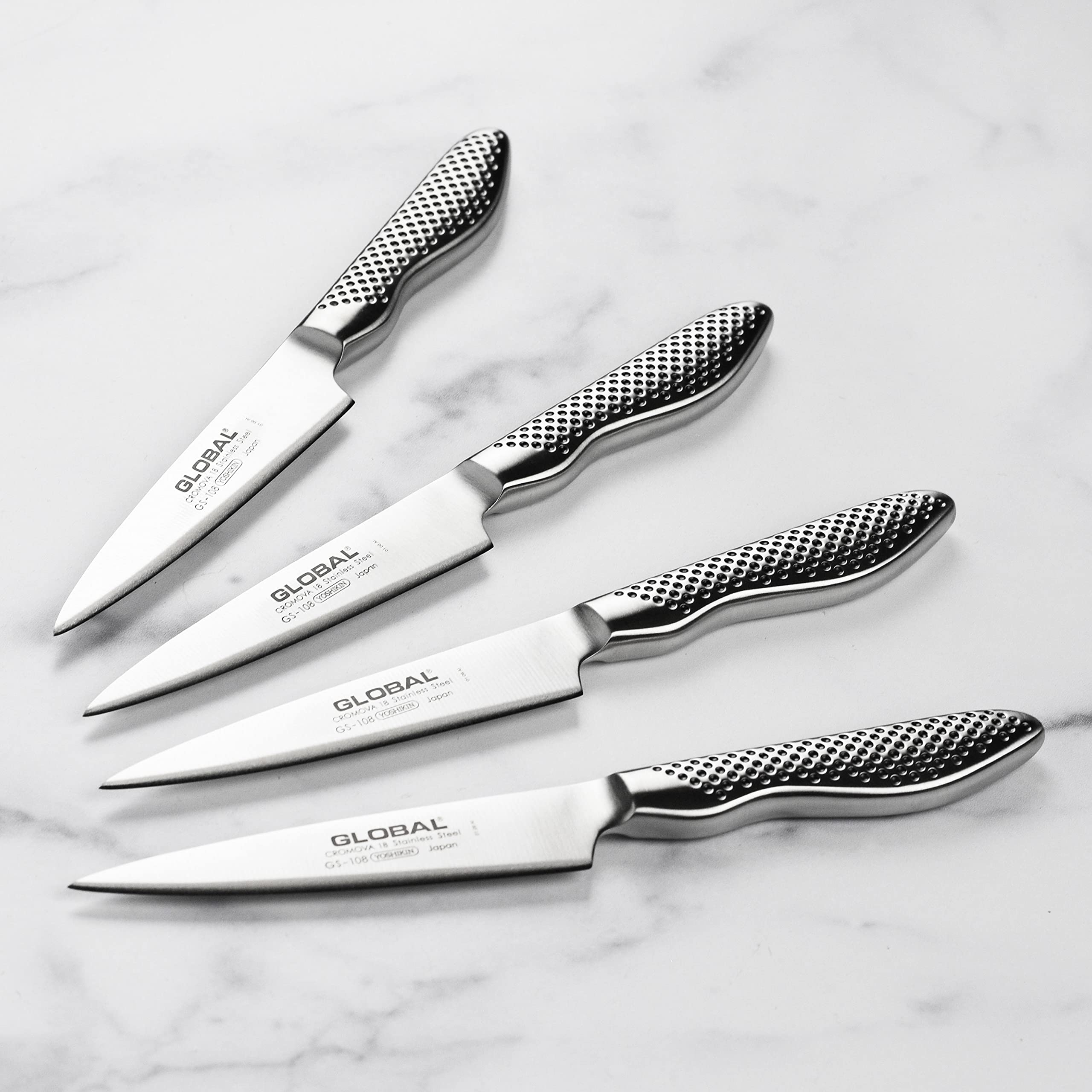 Tenderloin 4点セット　　iitomo56513 Amazon.com: Global Fine Edge Steak Knife Set (4 Piece